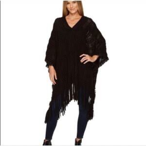 Wrangler Black Poncho Sweater
